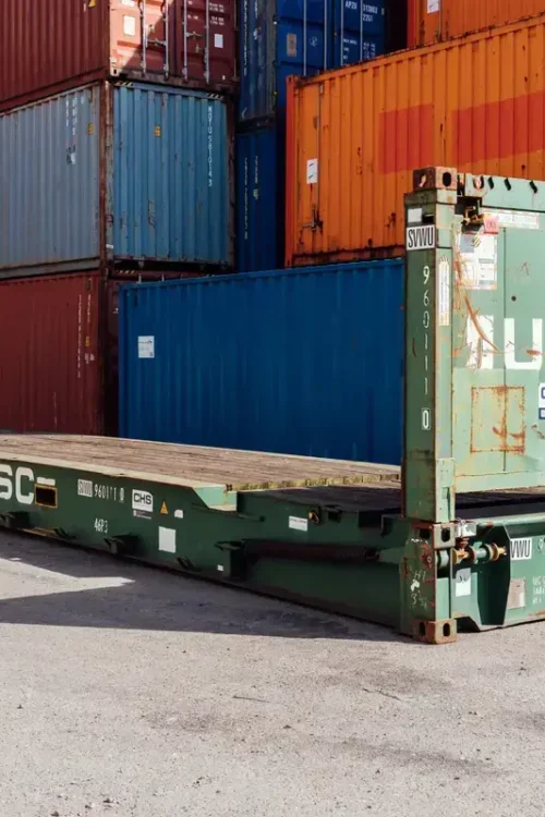 Contenedor Flat-Rack High Cube de 40 pies (Usado)