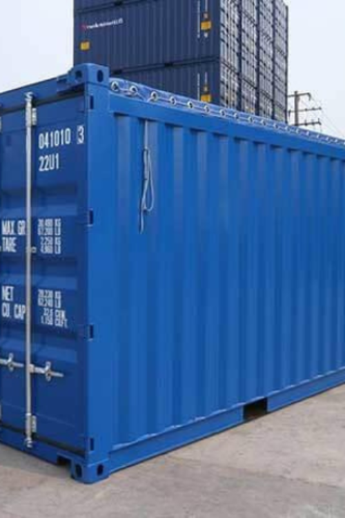 Contenedor de 20 pies con techo abatible