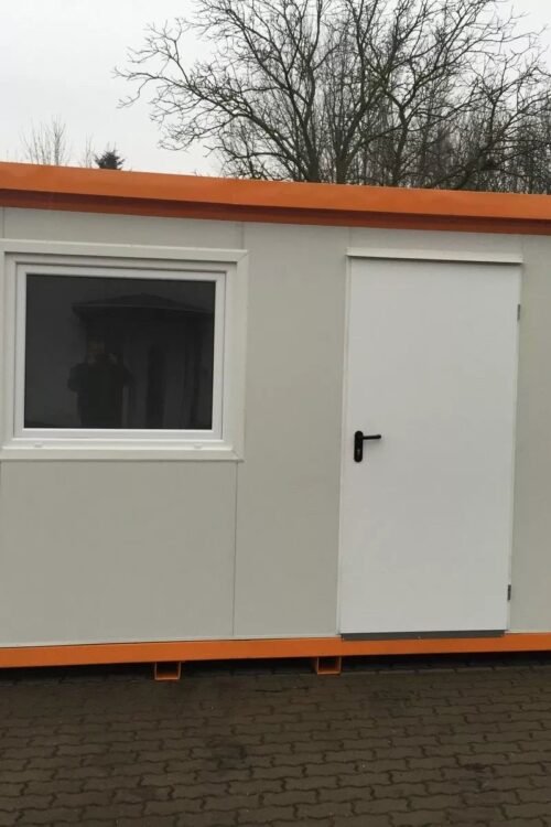 Nuevo Contenedor Oficina 4×2,4 m – Caseta de Seguridad / Control de Acceso 9,6 m²