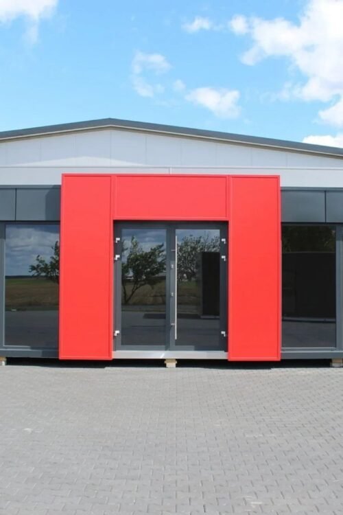 Contenedor Oficina 12,00 × 6,00 m – Modelo Lisboa