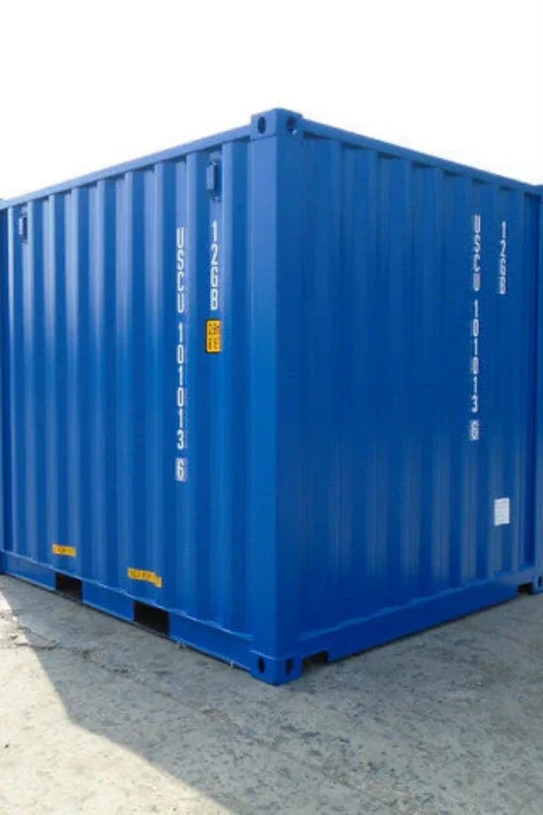 Nuevo contenedor de envío verde/azul de 10′
