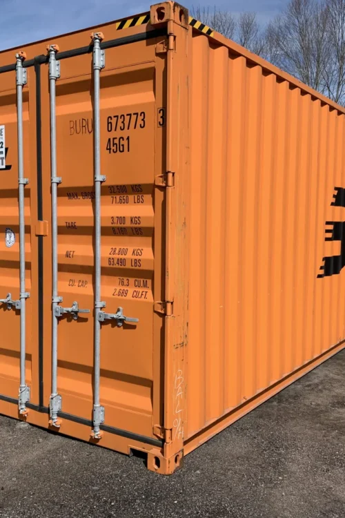 NUEVO CONTENEDOR MARÍTIMO HIGH-CUBE DE 40 PIES “UN VIAJE”