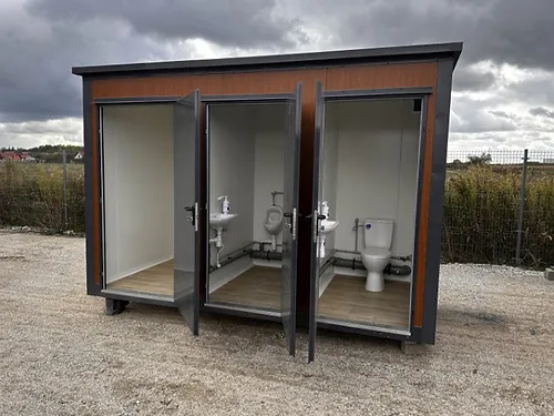 Contenedor Sanitario Tipo Pabellón con Triple Cabina - Imagen 3